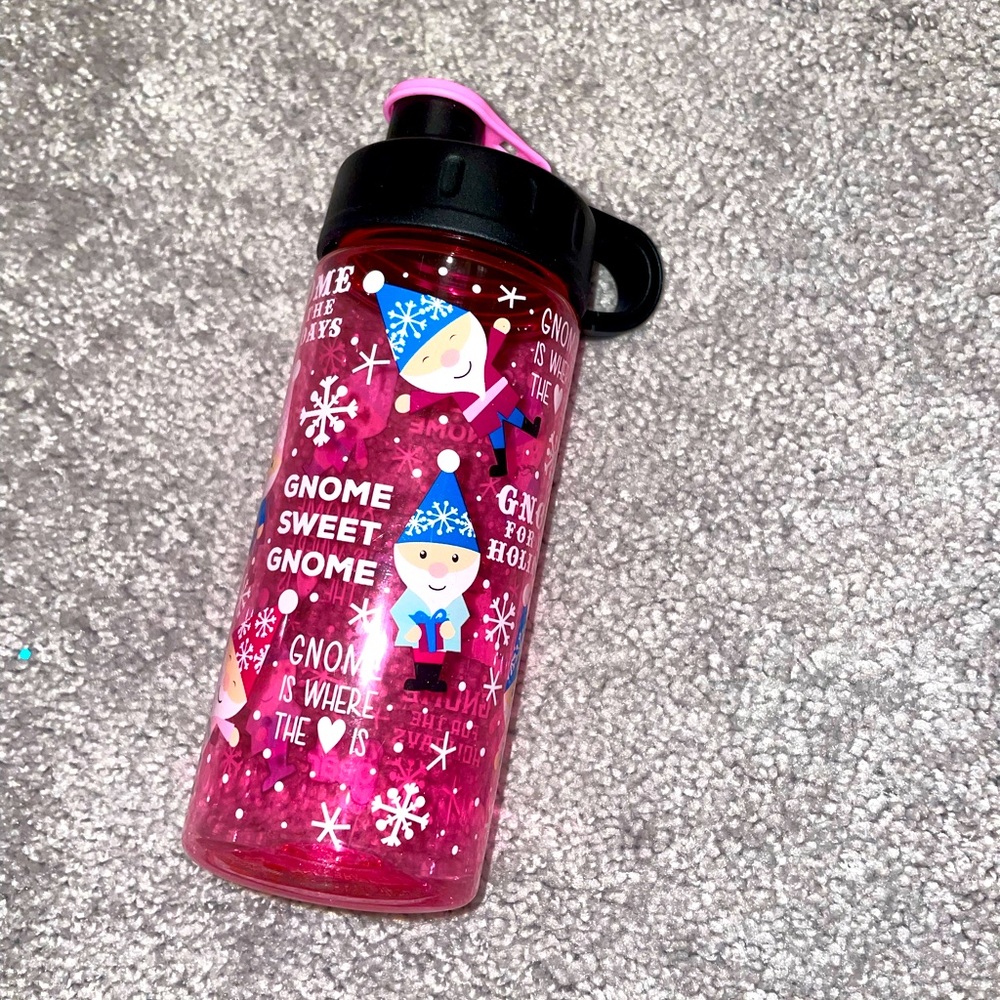 NWT holiday christmas gnome cool gear water bottle